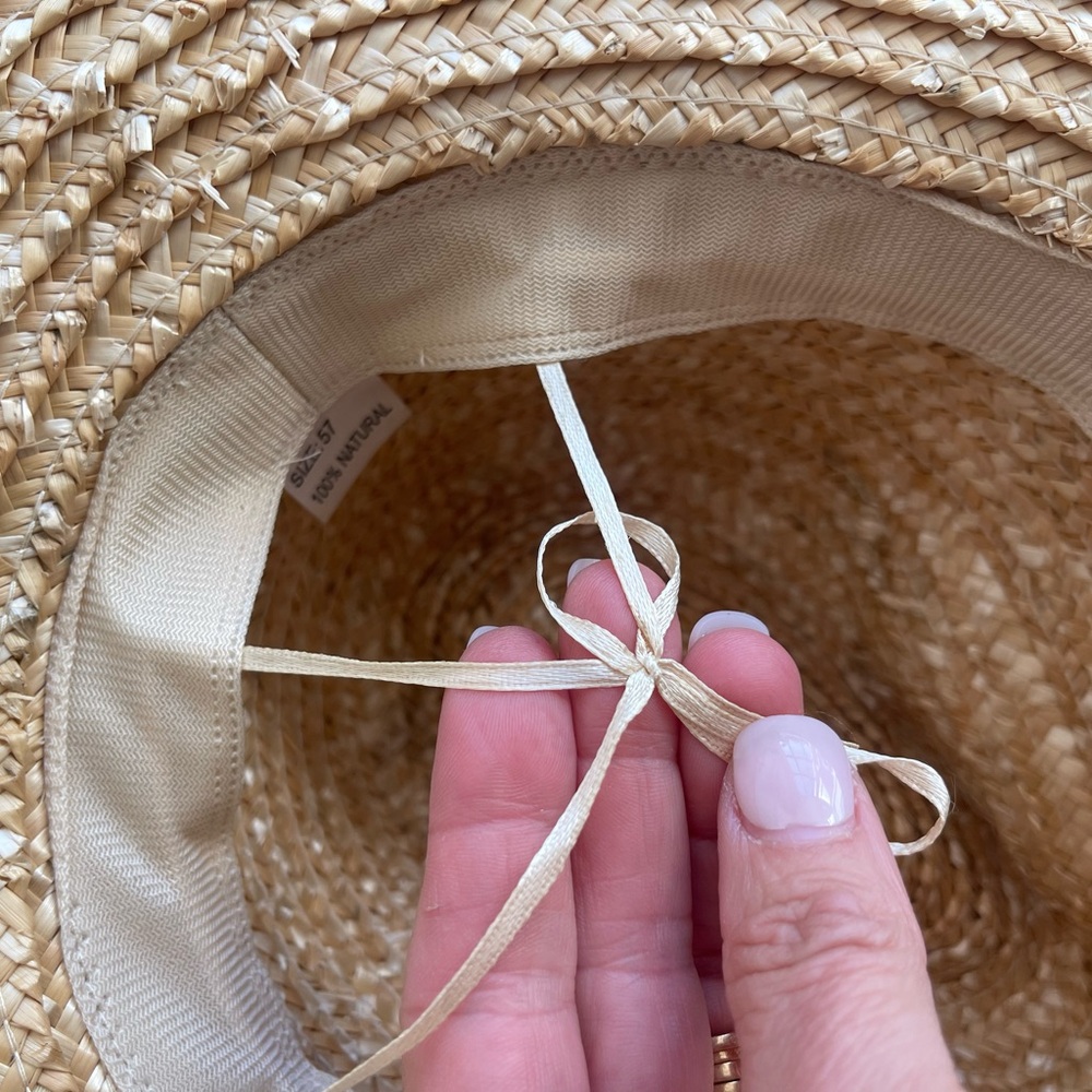 Straw sun hat - Picture 6 of 8